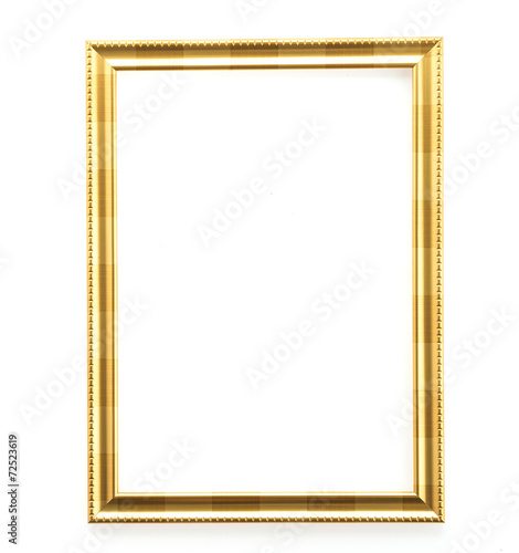 Wallpaper Mural Wooden frame isolated on white background Torontodigital.ca