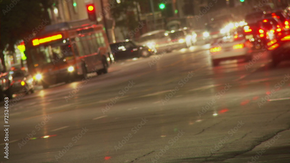 Hollywood Traffic Time-lapse Hollywood Traffic Time-lapse