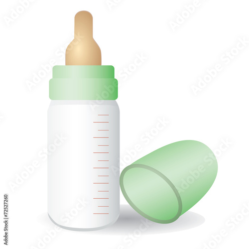 milk bottle vector design
