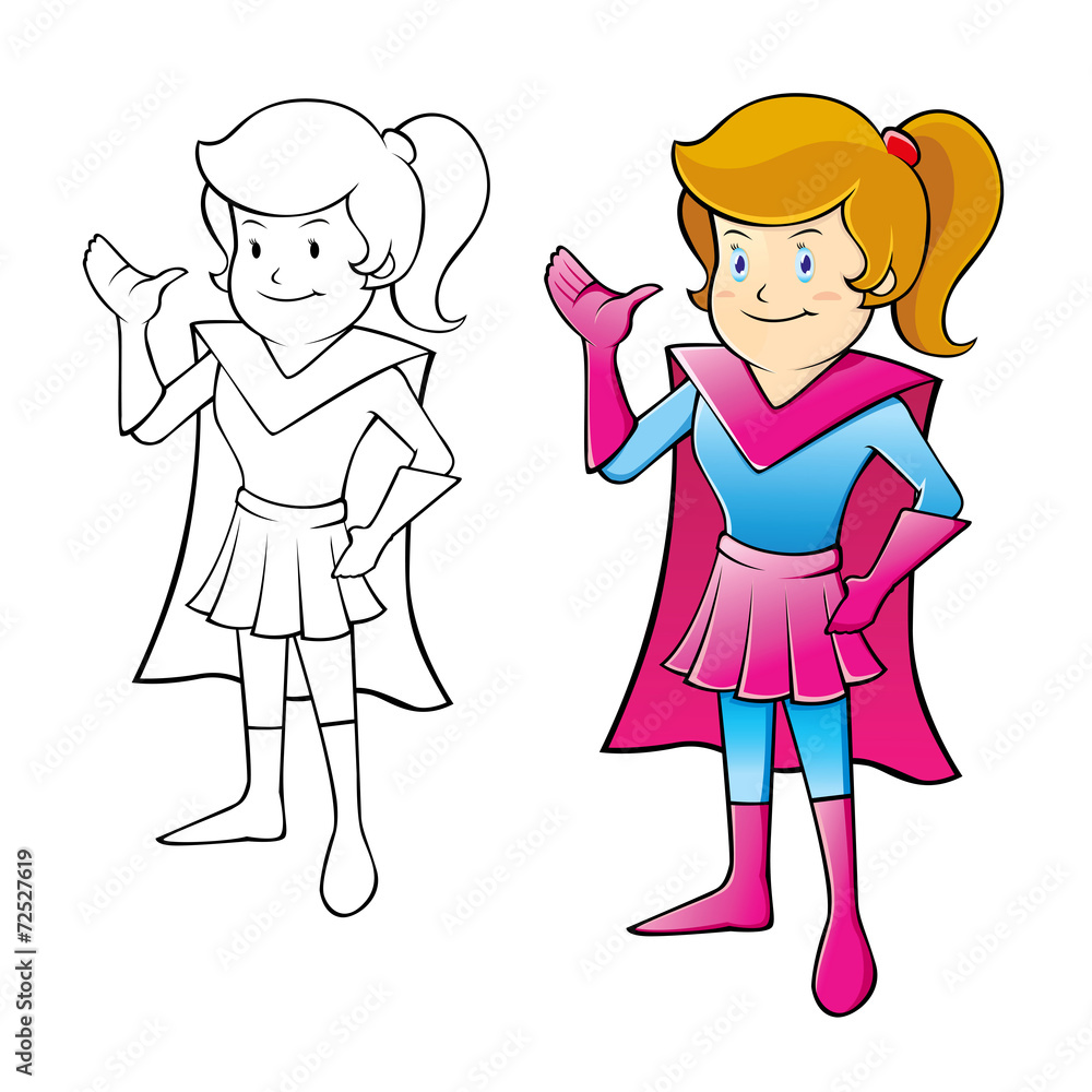 Young Girl Super Hero