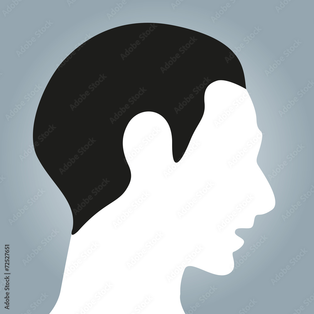the head of person vector design the head of person vector design