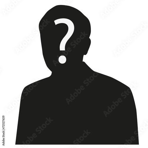 the head of person vector design