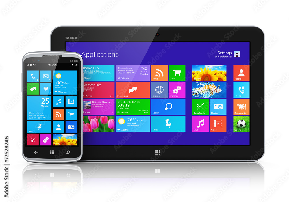 Mobile devices with touchscreen interface Mobile devices with touchscreen interface