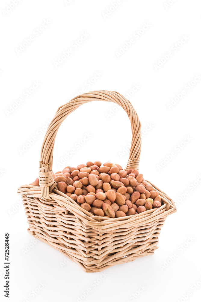 Peanut isolated on white background Peanut isolated on white background