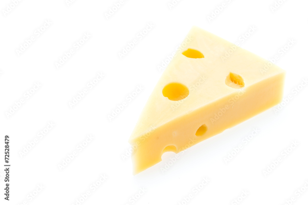 Cheese isolated on white Cheese isolated on white