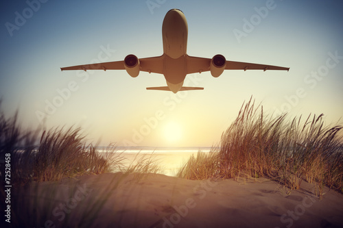 Airplane Transportation Travel Flying Concepts