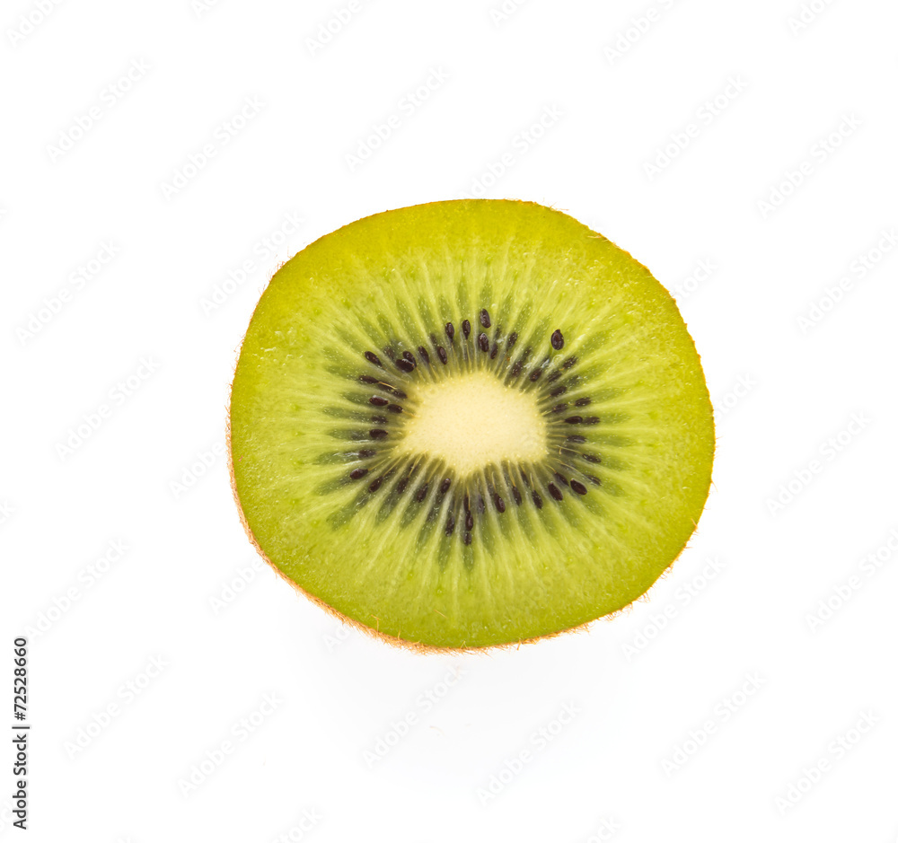 Kiwi isolated on white