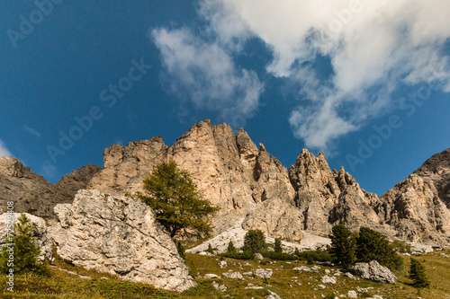 craggy peaks in Dolomites, South Tyrol