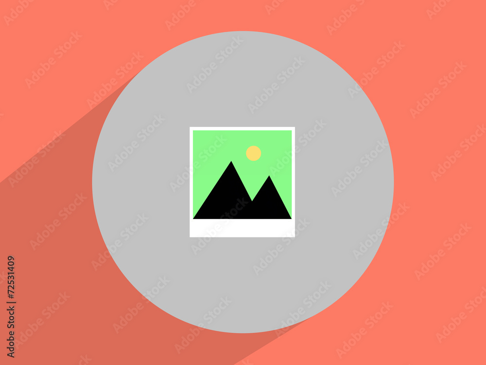 Photo picture,Flat design style Photo picture,Flat design style