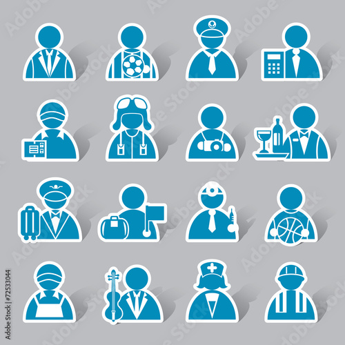 Occupation Color Icon Label