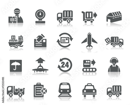Logistics and Transport Icons