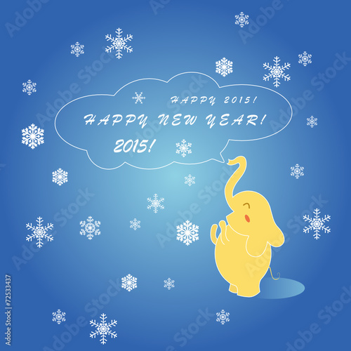 new year greeting card