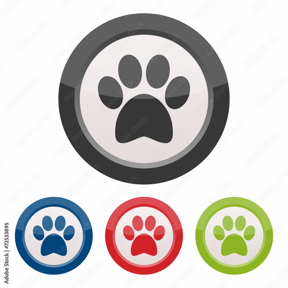 Dog paw icon Dog paw icon