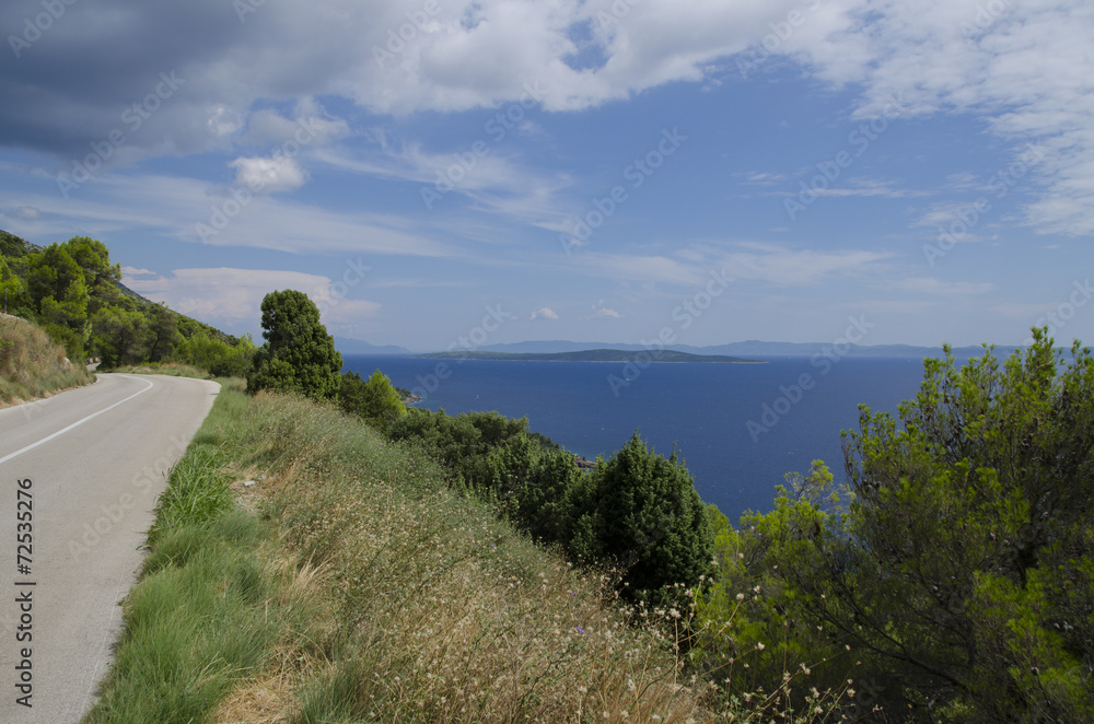 Fototapeta premium hvar landscape