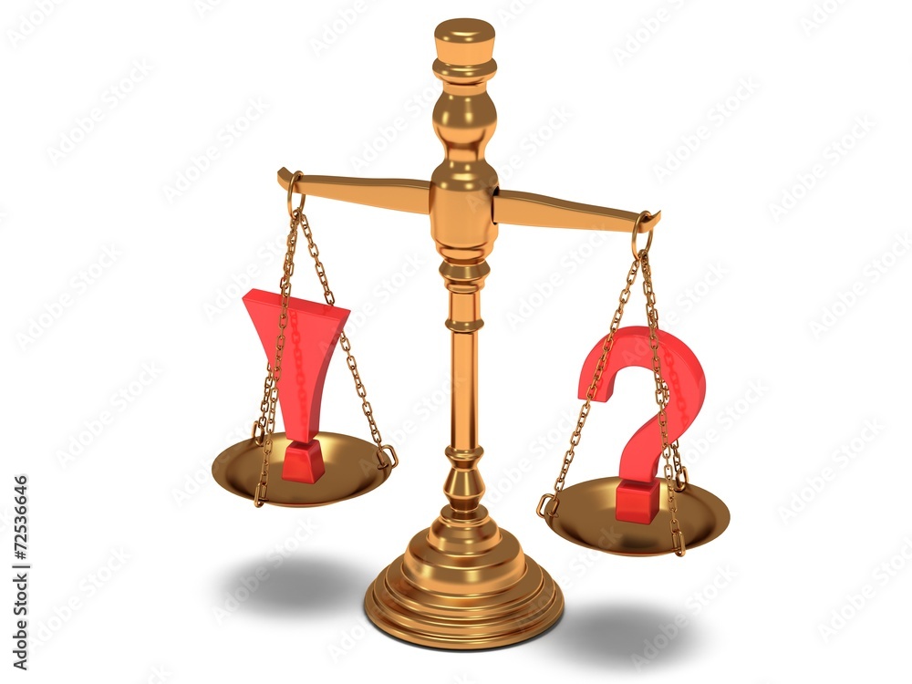 Scales justice on white. Isolated 3D. Scales justice on white. Isolated 3D.