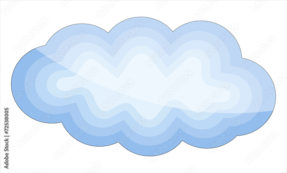 Glossy Cloud Design Glossy Cloud Design