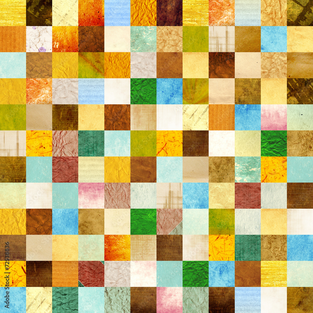 Seamless background with paper patterns Seamless background with paper patterns