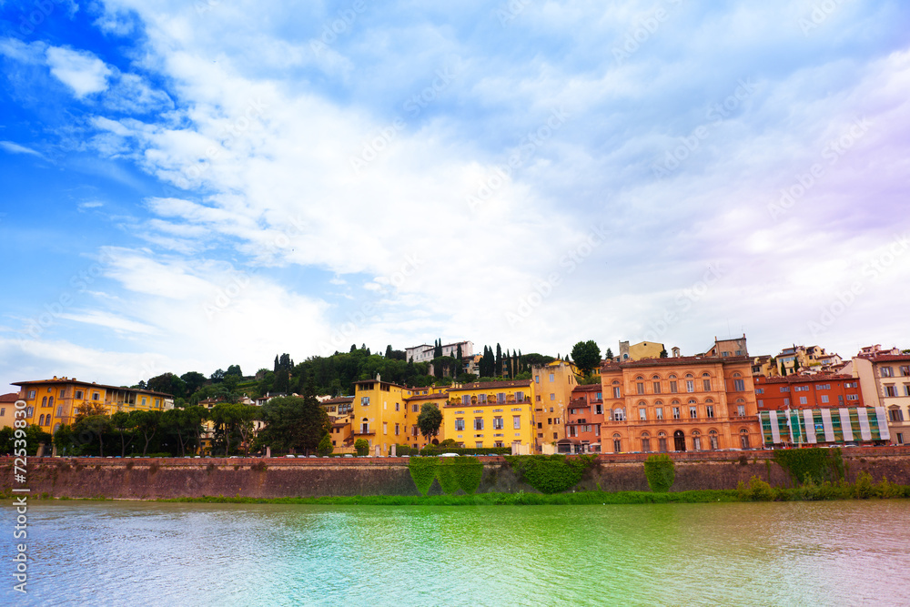 Fototapeta premium Arno river bank in Florence