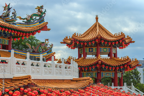 Chinese Temple Thean Hou in Kuala Lumpur  Malaysia