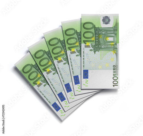 5x 100 Euro