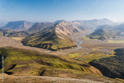 Beautiful landscape in Landmannalaugar NP, Iceland. © 1tomm
