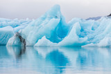 Detail view of iceberg in ice lagoon - Jokulsarlon, Iceland.