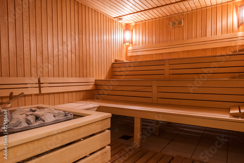  finnish sauna interior