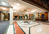 Reception area lobby luxury hotel
