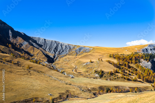 Vers le col de la Bonette