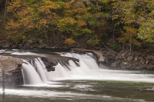 Valley Falls In Autumn
