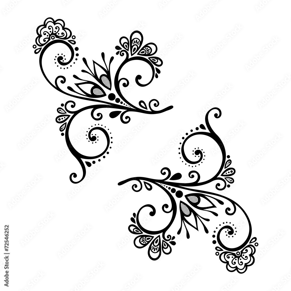 Vector Deco Abstract Elements. Design elements Stock Vector | Adobe Stock