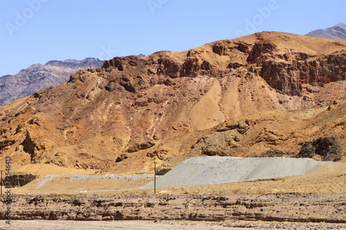 Mine de minéraux à Death Valley