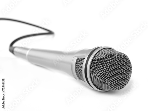 Silver Microphone