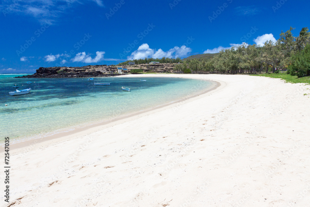 immense plage de sable blanc, Cotton Bay, Rodrigues immense plage de sable blanc, Cotton Bay, Rodrigues