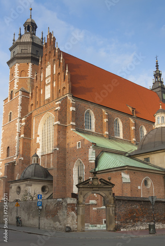 Poland, Kraków, Kazimierz, West  End of Corpus Christi Gothic C #72547271