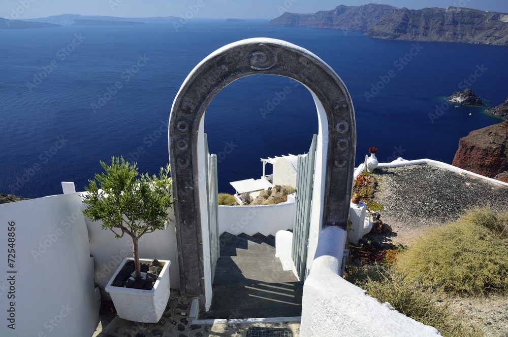 Fototapeta premium Santorini wyspa w Grecji