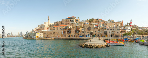 View of Jaffa with Tel Aviv in the background