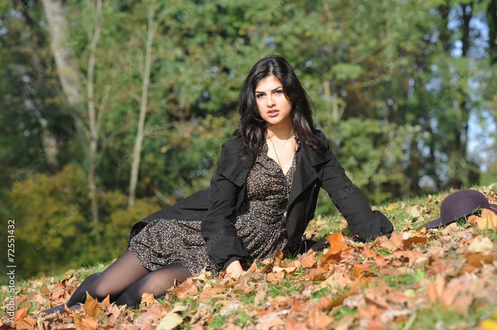 jeune femme automne jeune femme automne