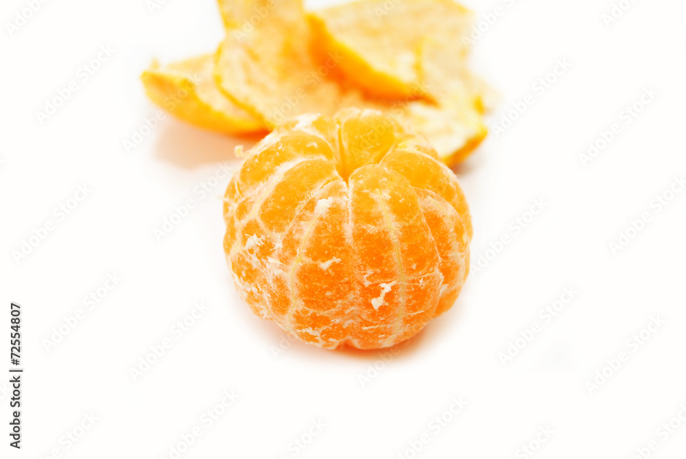 A Whole Peeled Tangerine Ready to Eat A Whole Peeled Tangerine Ready to Eat