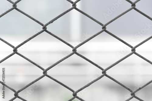 Wire fence closeup