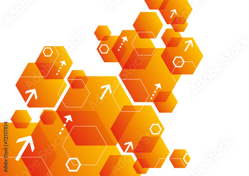 Abstract Hexagonal Background Design
