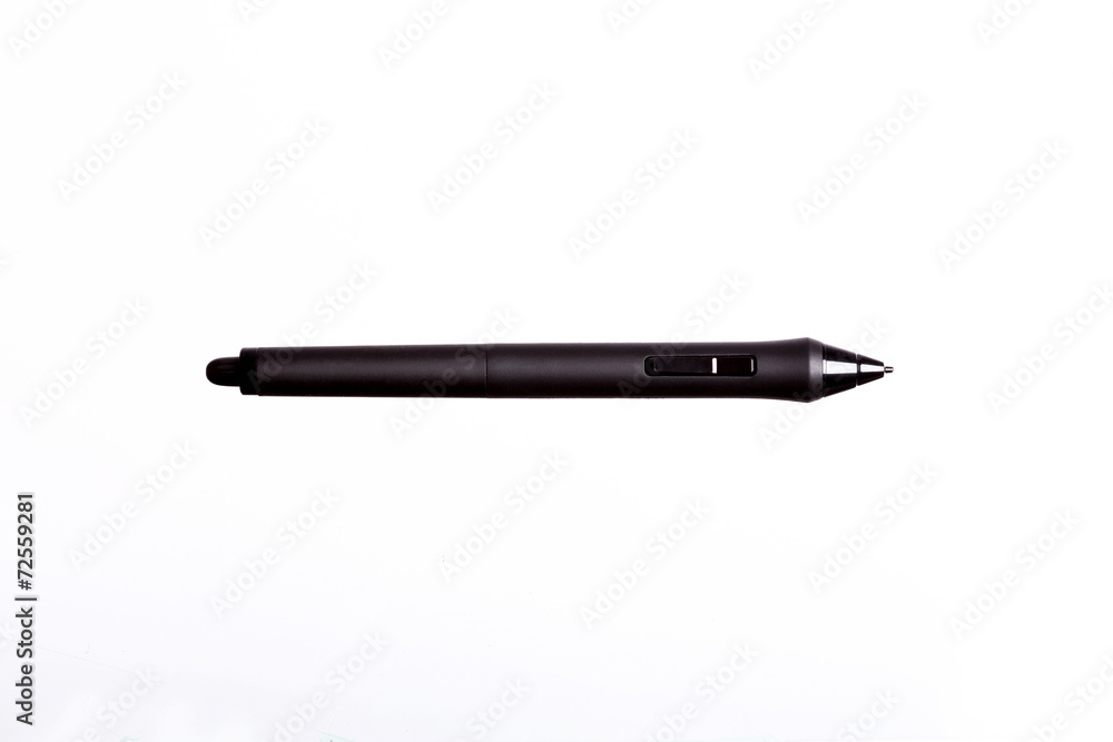 Stylus pen for touchscreen tablet isolated on white background Stylus pen for touchscreen tablet isolated on white background