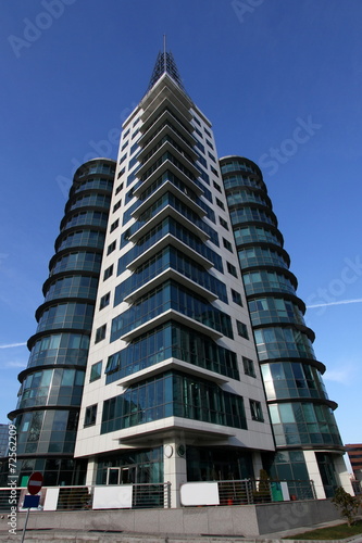Modern building in the business quarter