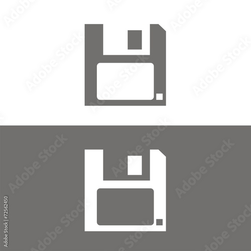 Icono diskette BN