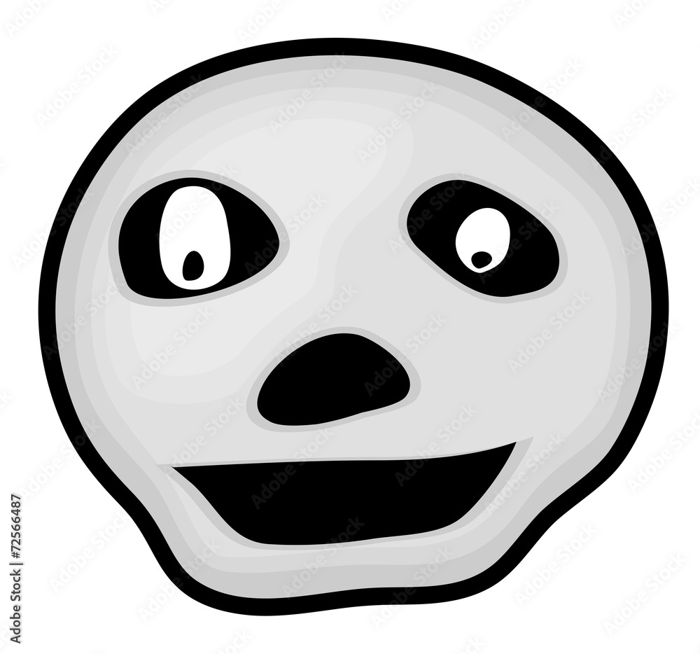 Fototapeta premium Funny Face Skull