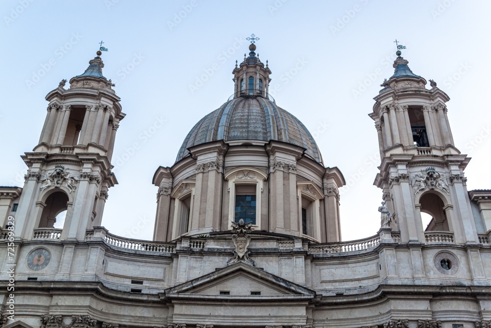 Sant'Agnese in Agone church in Rome, Italy