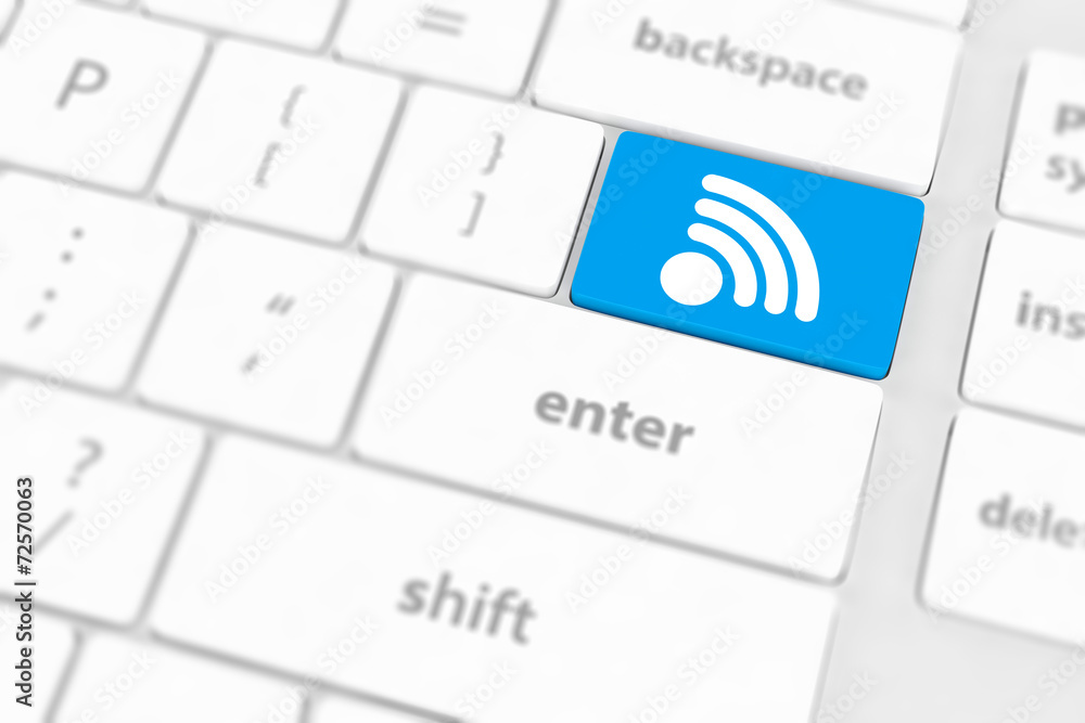 wifi concepts, with message on enter key of computer keyboard. wifi concepts, with message on enter key of computer keyboard.