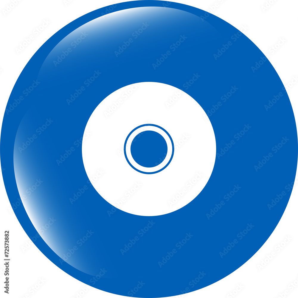 CD or DVD sign icon. Compact disc symbol. Modern UI CD or DVD sign icon. Compact disc symbol. Modern UI