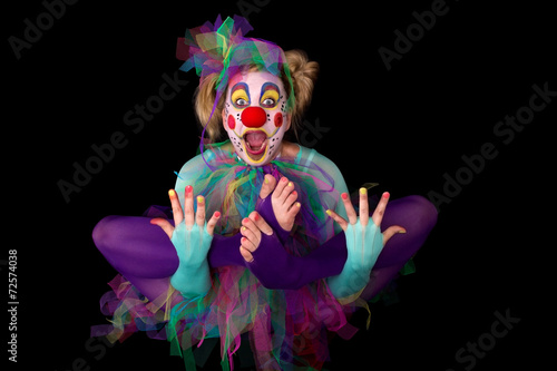 Schwebender Clown