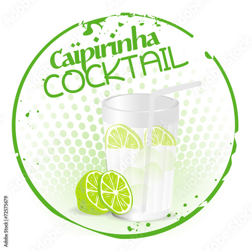 Caipirinha Coktail Stamp photo